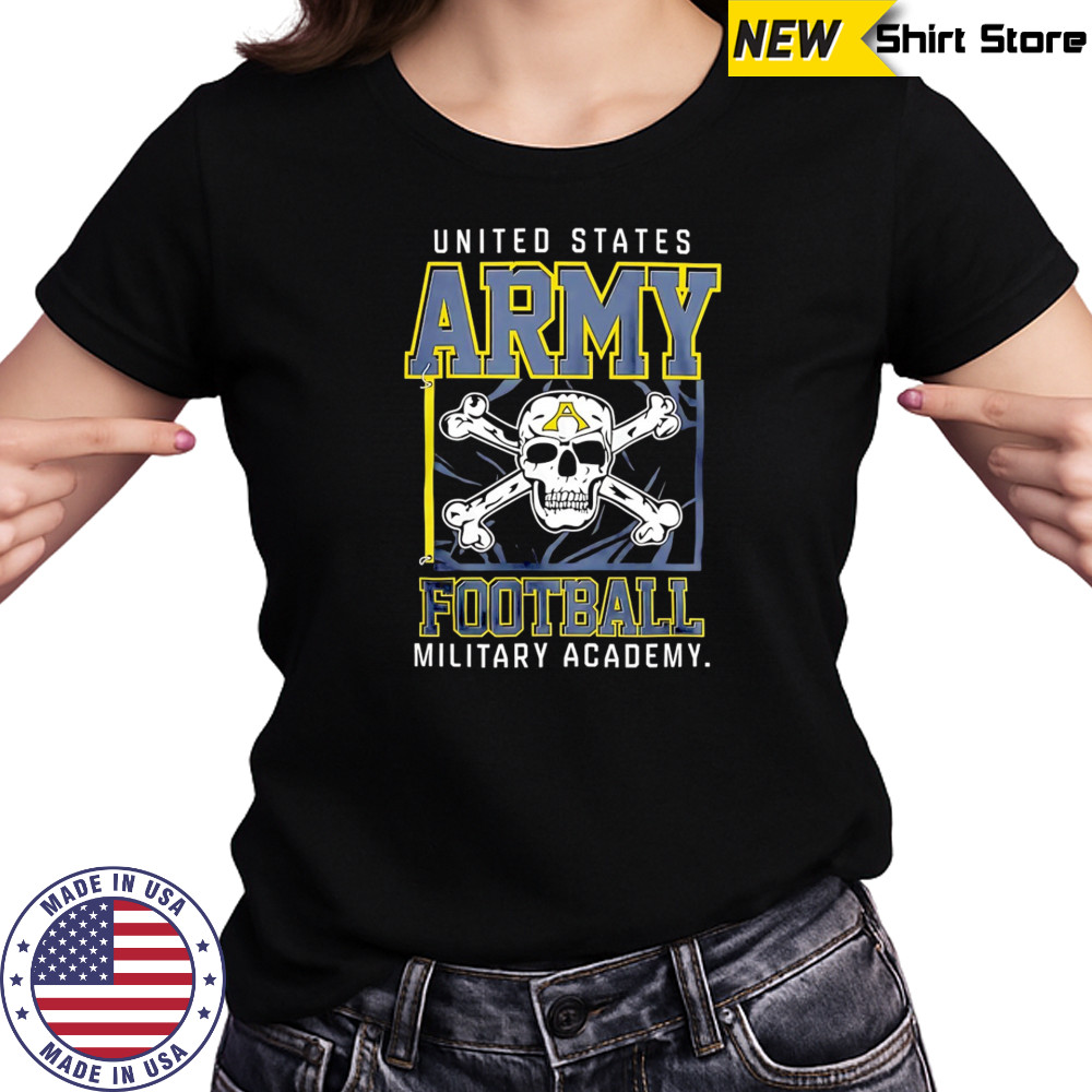 United States Military Skull US Army Football shirt Women's T-shirt