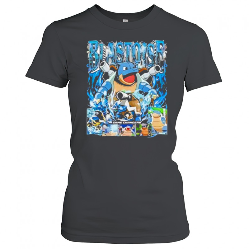 Vintage Pokemon blastoise game changers shirt Women's T-shirt