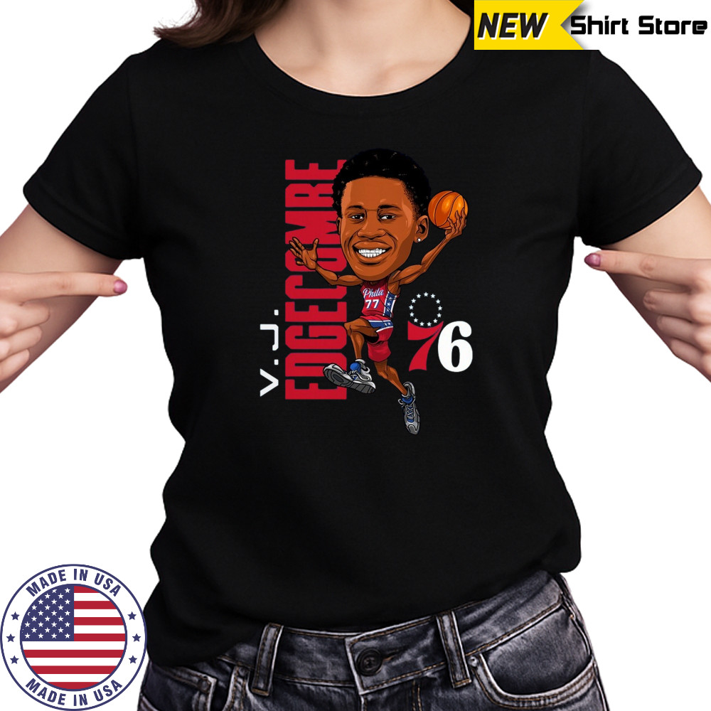 VJ Edgecombe Philadelphia 76ers caricature shirt Women's T-shirt