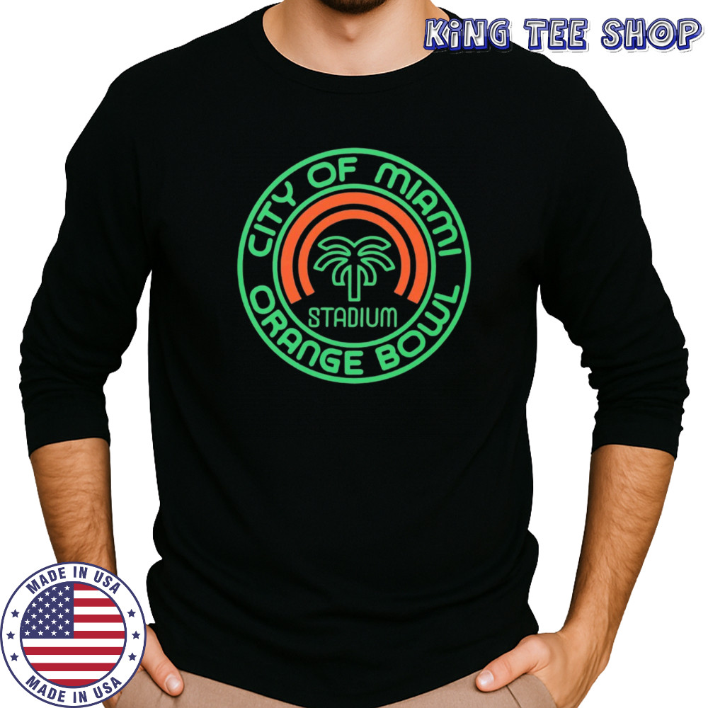 City of Miami OB Stadium vintage logo shirt Long Sleeved