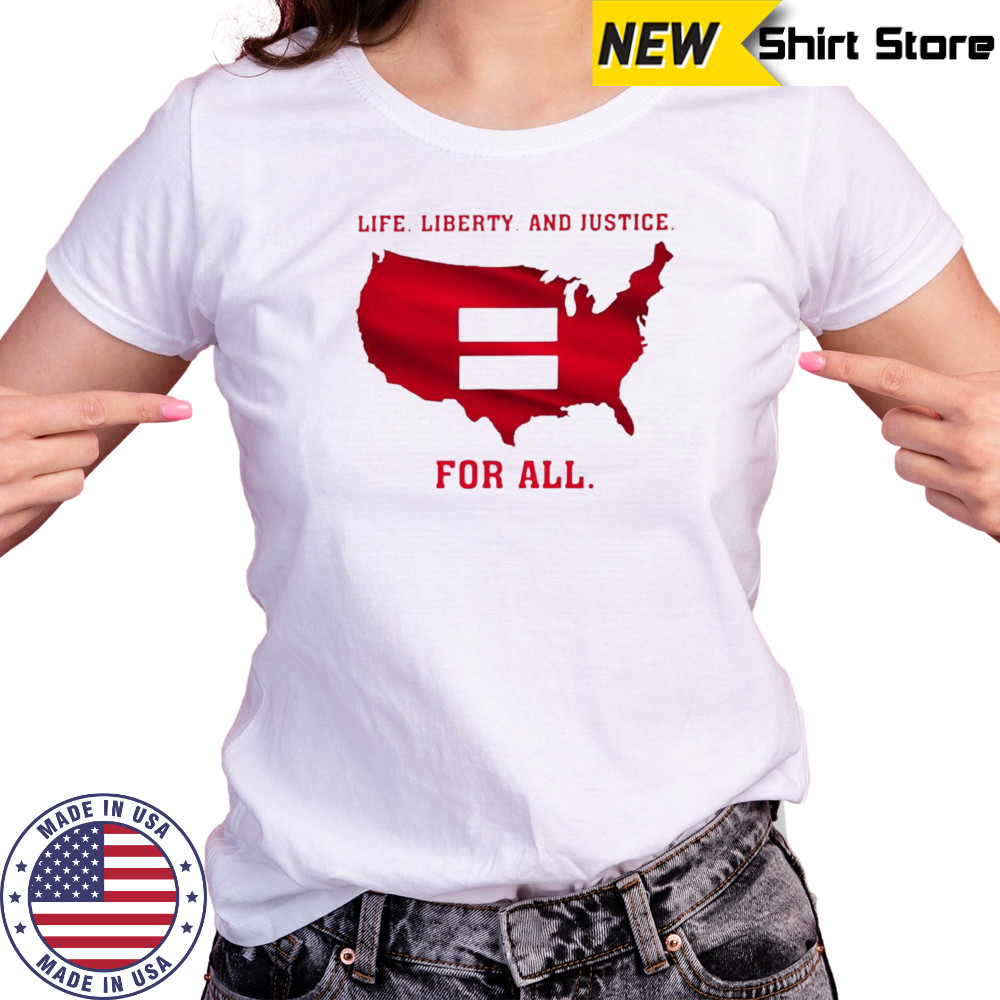 Life liberty and justice for all shirt Women's T-shirt