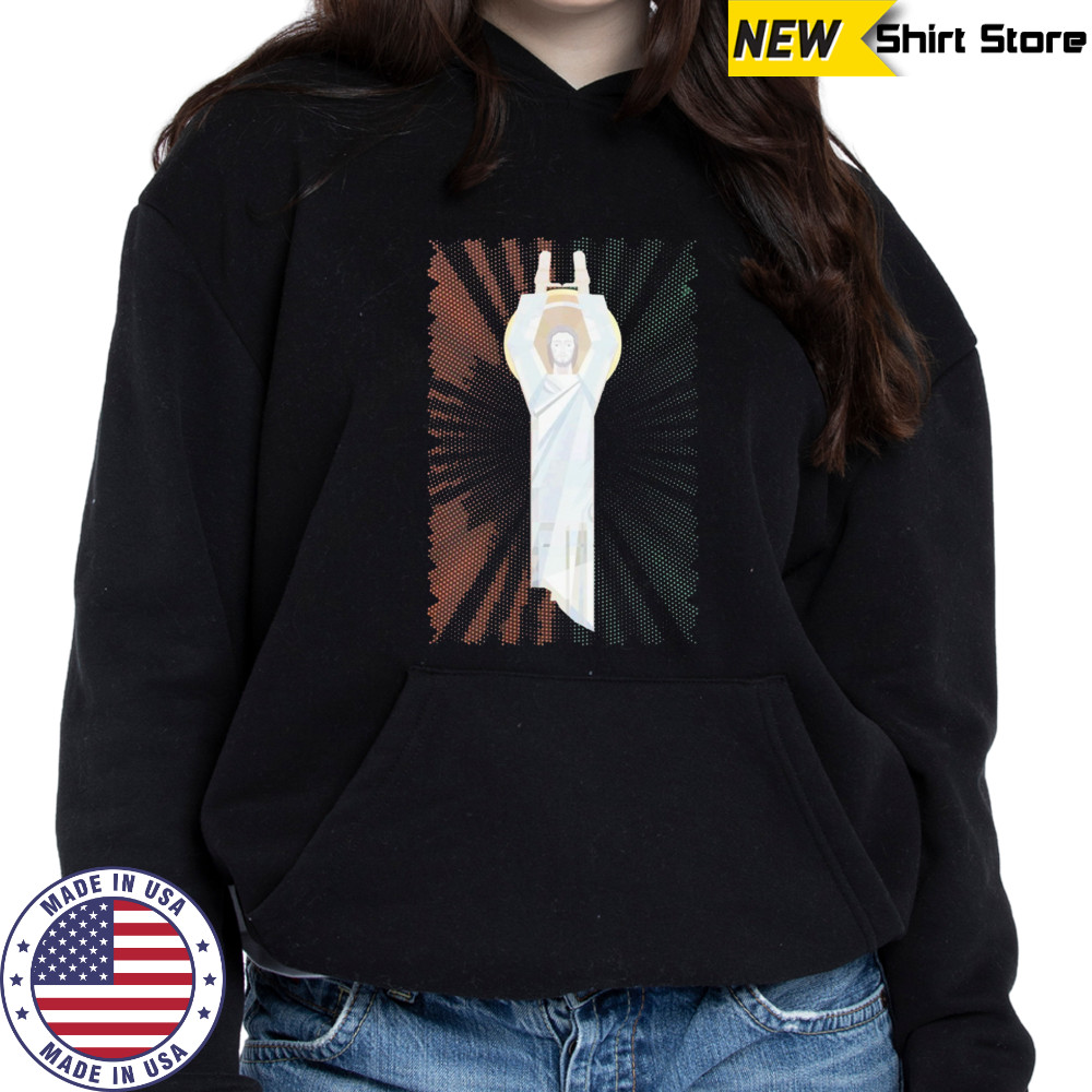 Miami Hurricanes Touchdown Jesus loves u shirt Hoodie