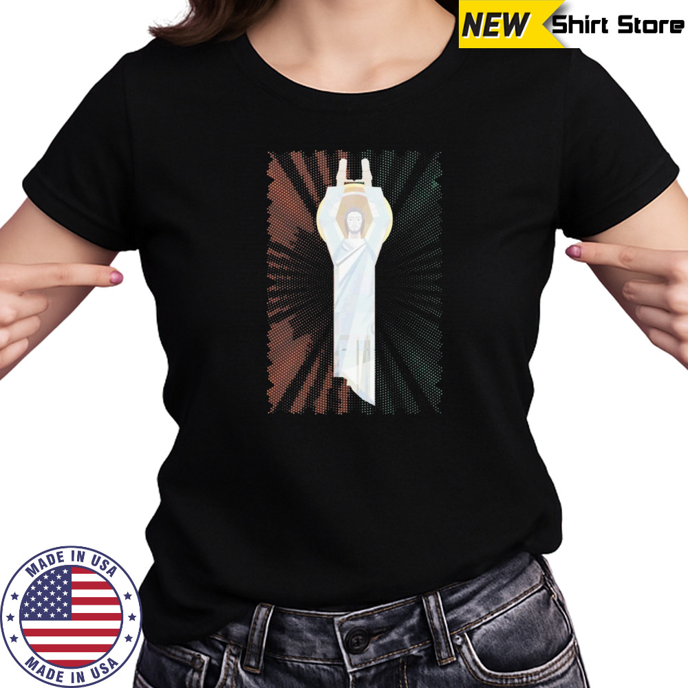Miami Hurricanes Touchdown Jesus loves u shirt Women's T-shirt