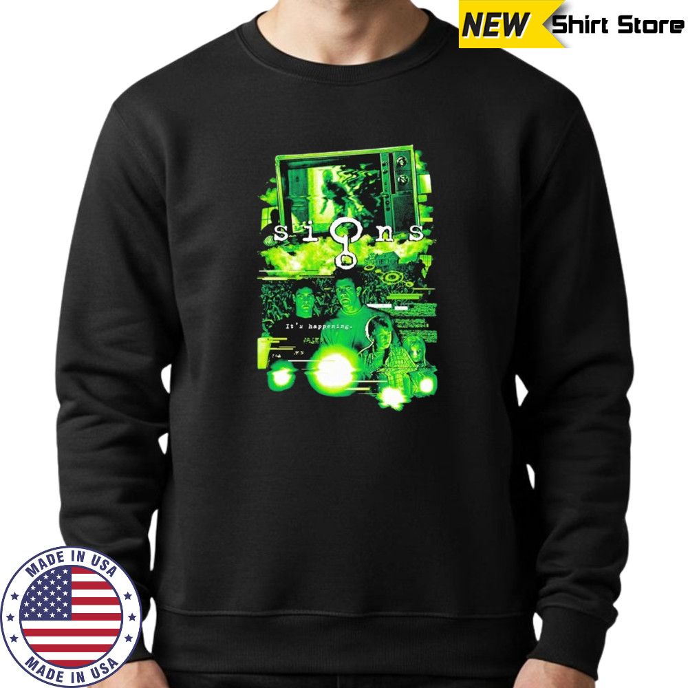 Signs the invasion poster 2002 shirt Sweatshirt