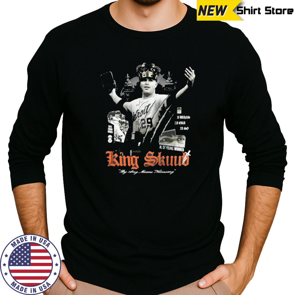 Tarik Skubal King Skuub Detroit Tigers MLB shirt Long Sleeved