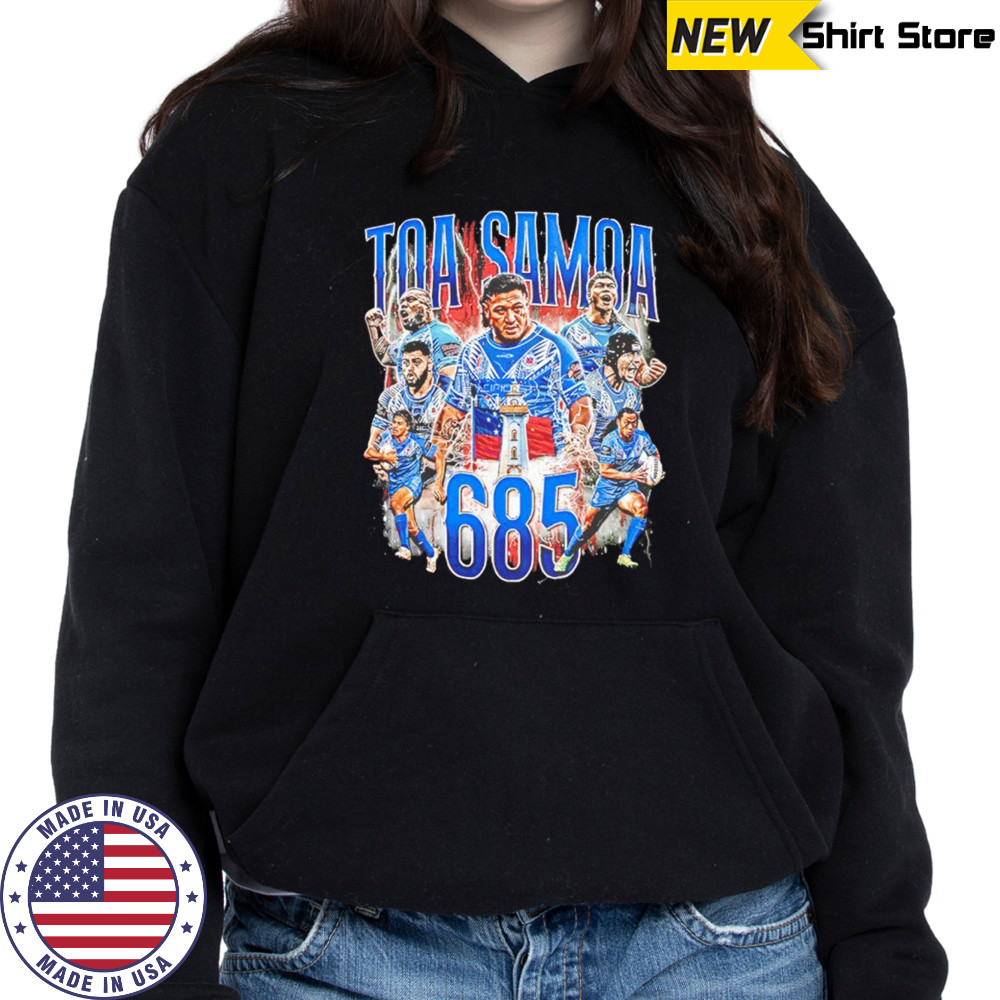 Toa Samoa Rugby League graphic shirt Hoodie