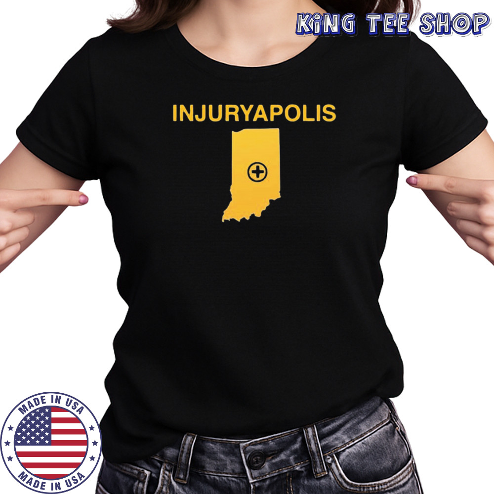 Tyler Smith wearing Injuryapolis shirt Women's T-shirt