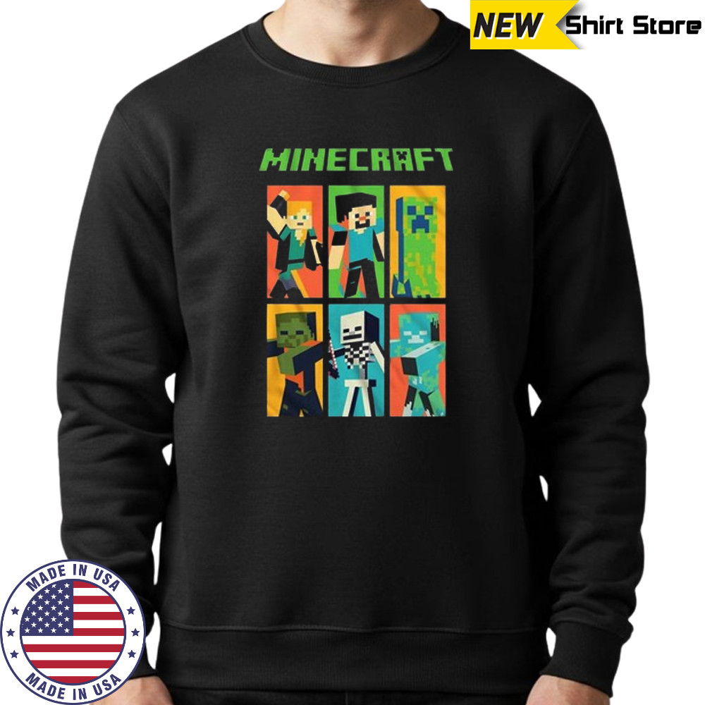 A Minecraft Movie Steve Cosplay Costume T-shirt Sweatshirt