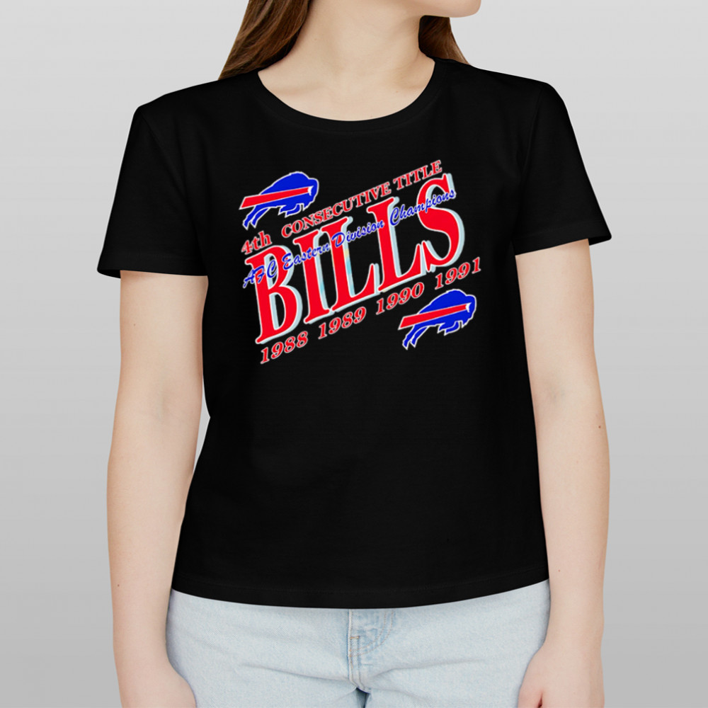 Buffalo Bills 4Th Consecutive Title Nfl Football Silhouette Cut Files shirt Women's T-shirt