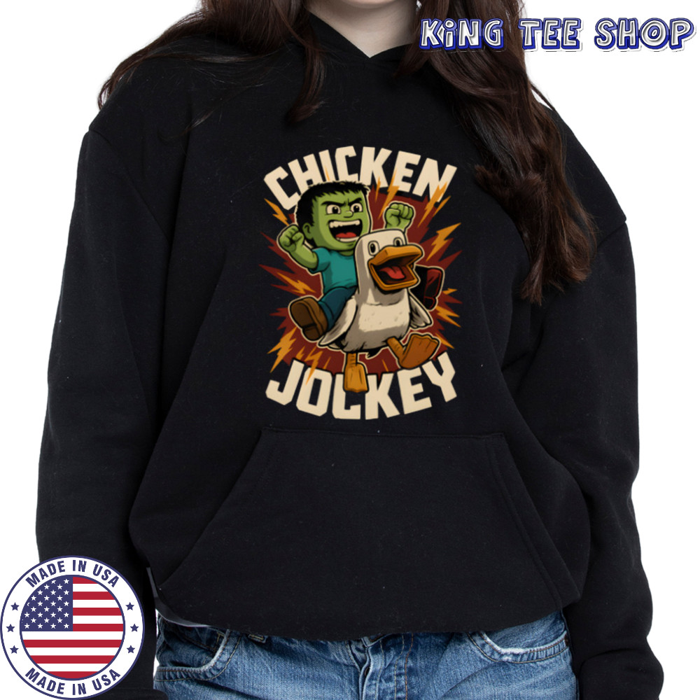 chicken jockey gif minecraft movie T-Shirt Hoodie