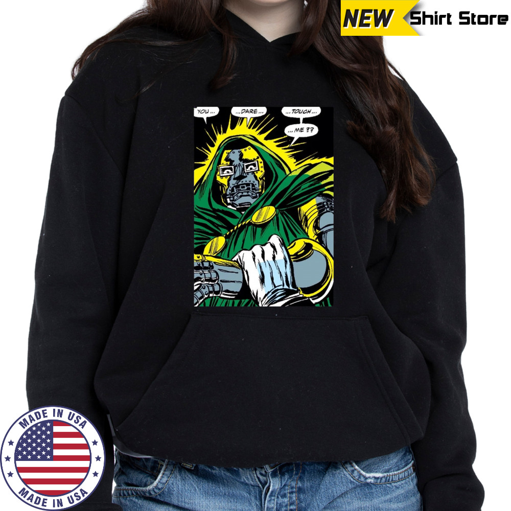 Doctor Doom T-Shirt - Fantastic Four Villain Comic Speech Graphic T-Shirt Hoodie