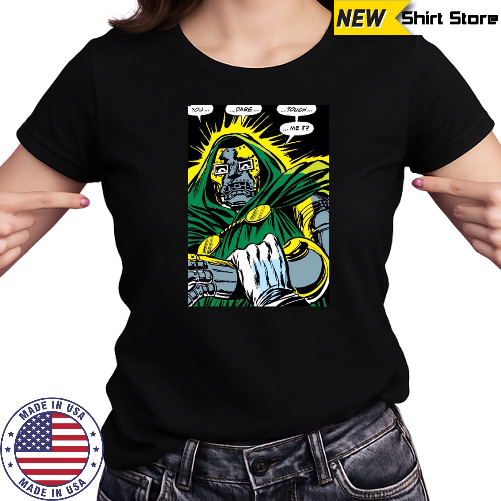 Doctor Doom T-Shirt - Fantastic Four Villain Comic Speech Graphic T-Shirt Women's T-shirt
