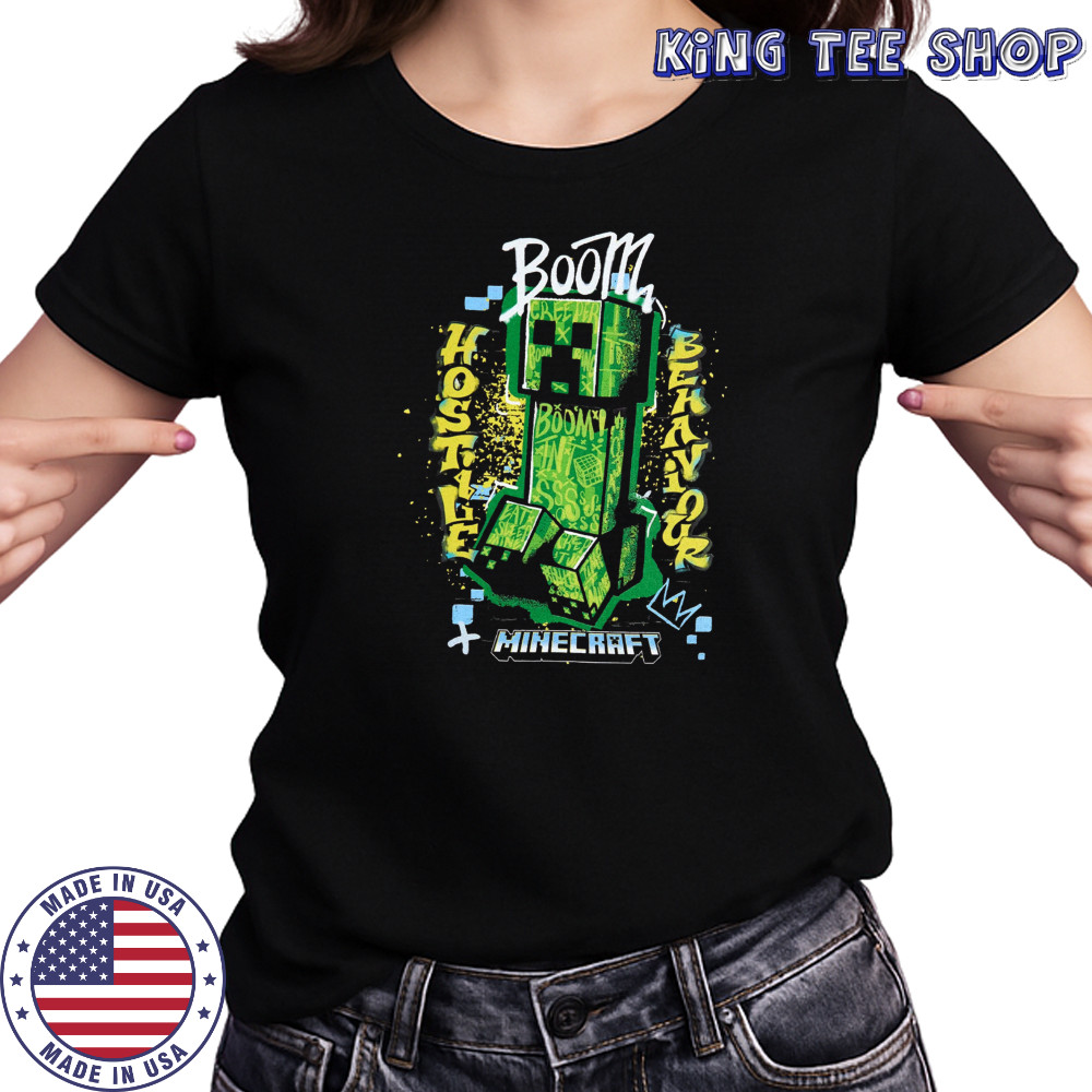 Minecraft Hostile Behaviour Boom T-Shirt Women's T-shirt