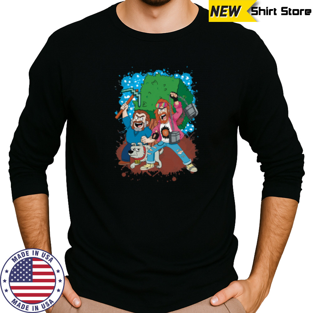 Minecraft toon T-Shirt Long Sleeved