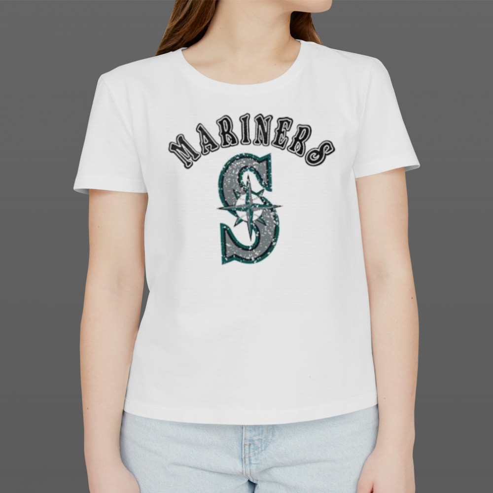 Seattle Mariners Rebel Athletics Stacked Logo shirt Women's T-shirt