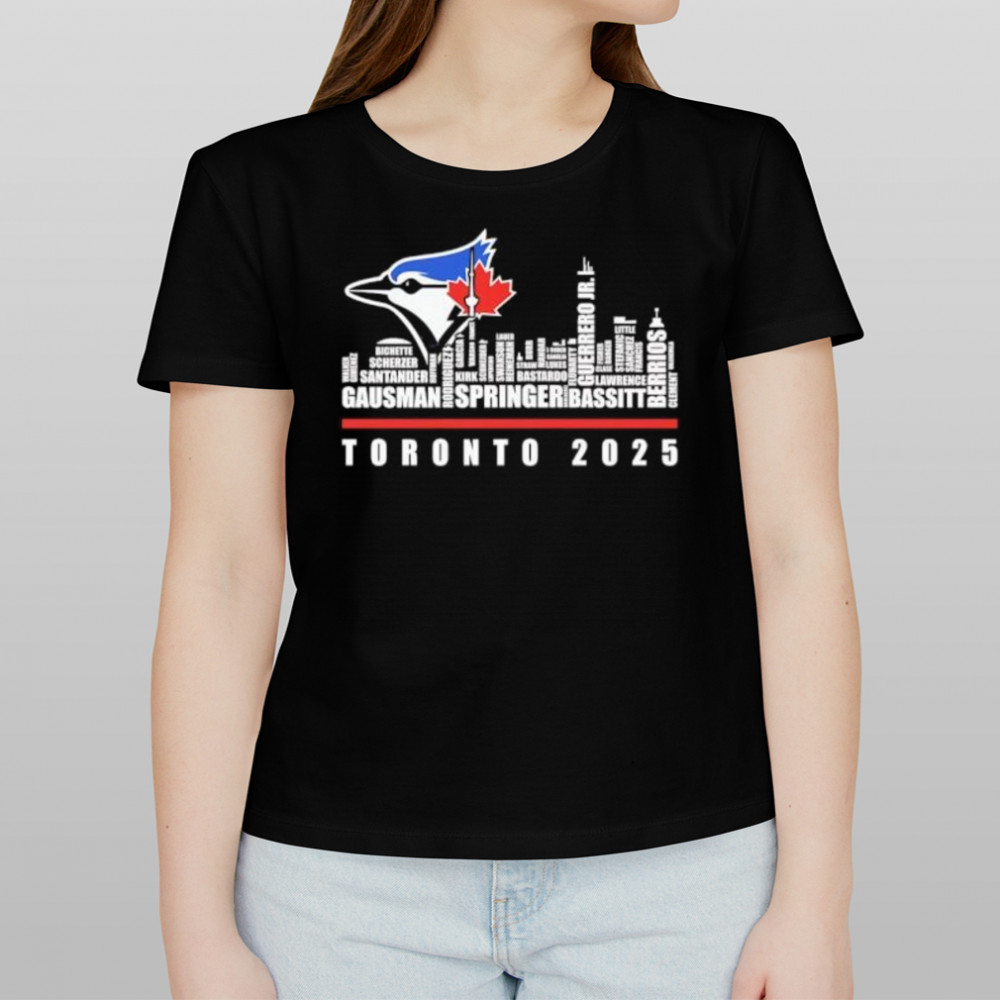 Skyline Toronto Blue Jays 2025 Celebration shirt Women's T-shirt