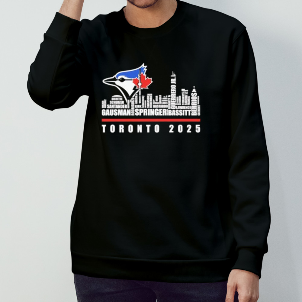 Skyline Toronto Blue Jays 2025 Celebration shirt Sweatshirt