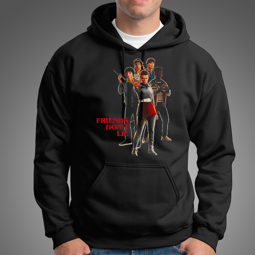 Stranger Things friends don’t lie vintage shirt Hoodie