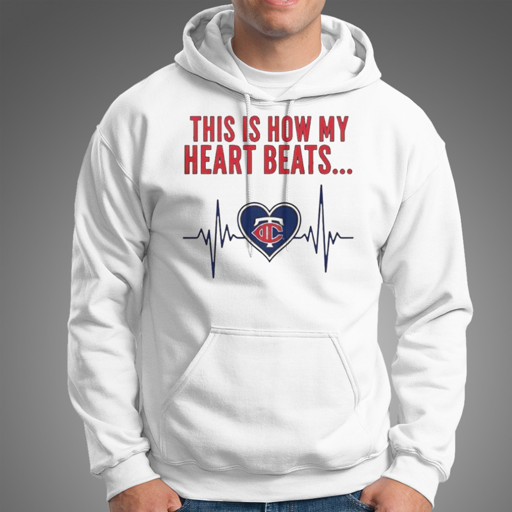 This Is How My Heart Beats Minnesota Twins T-Shirt Hoodie