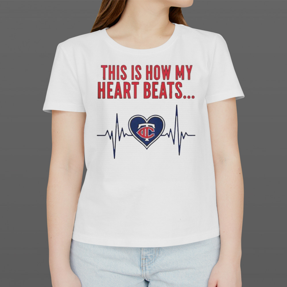 This Is How My Heart Beats Minnesota Twins T-Shirt Women's T-shirt