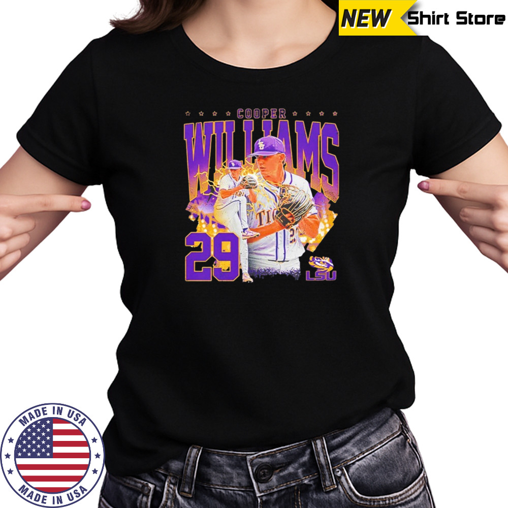 Cooper Williams LSU Tigers NCAA collage shirt Women's T-shirt