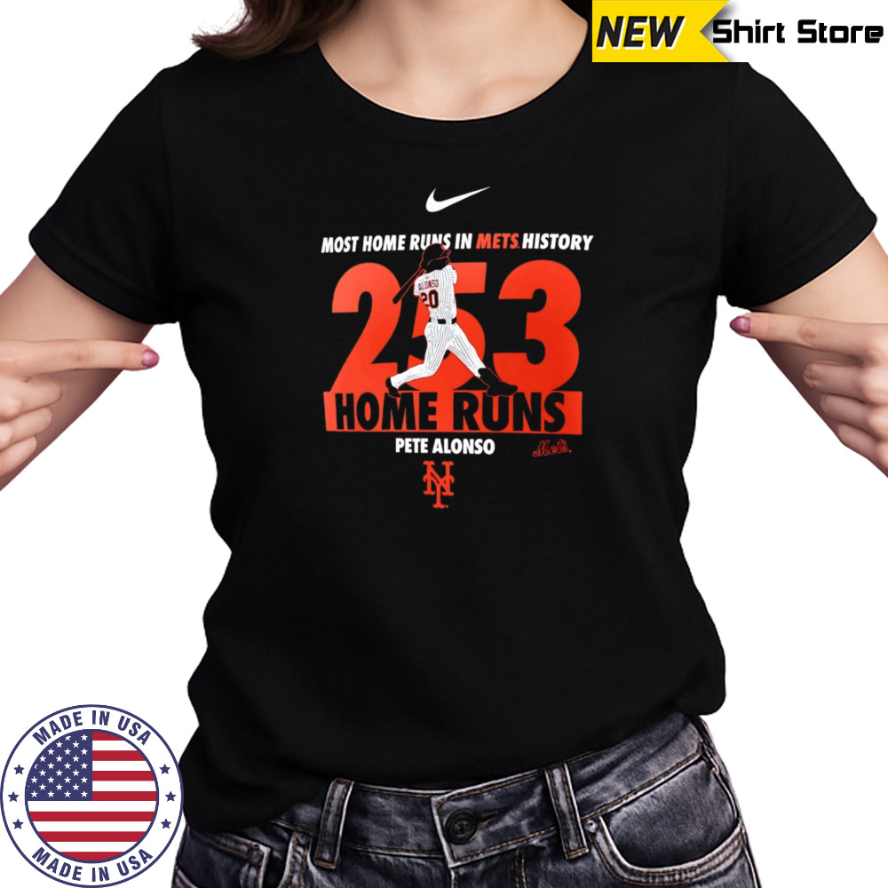 Pete Alonso New York Mets home run record shirt Women's T-shirt