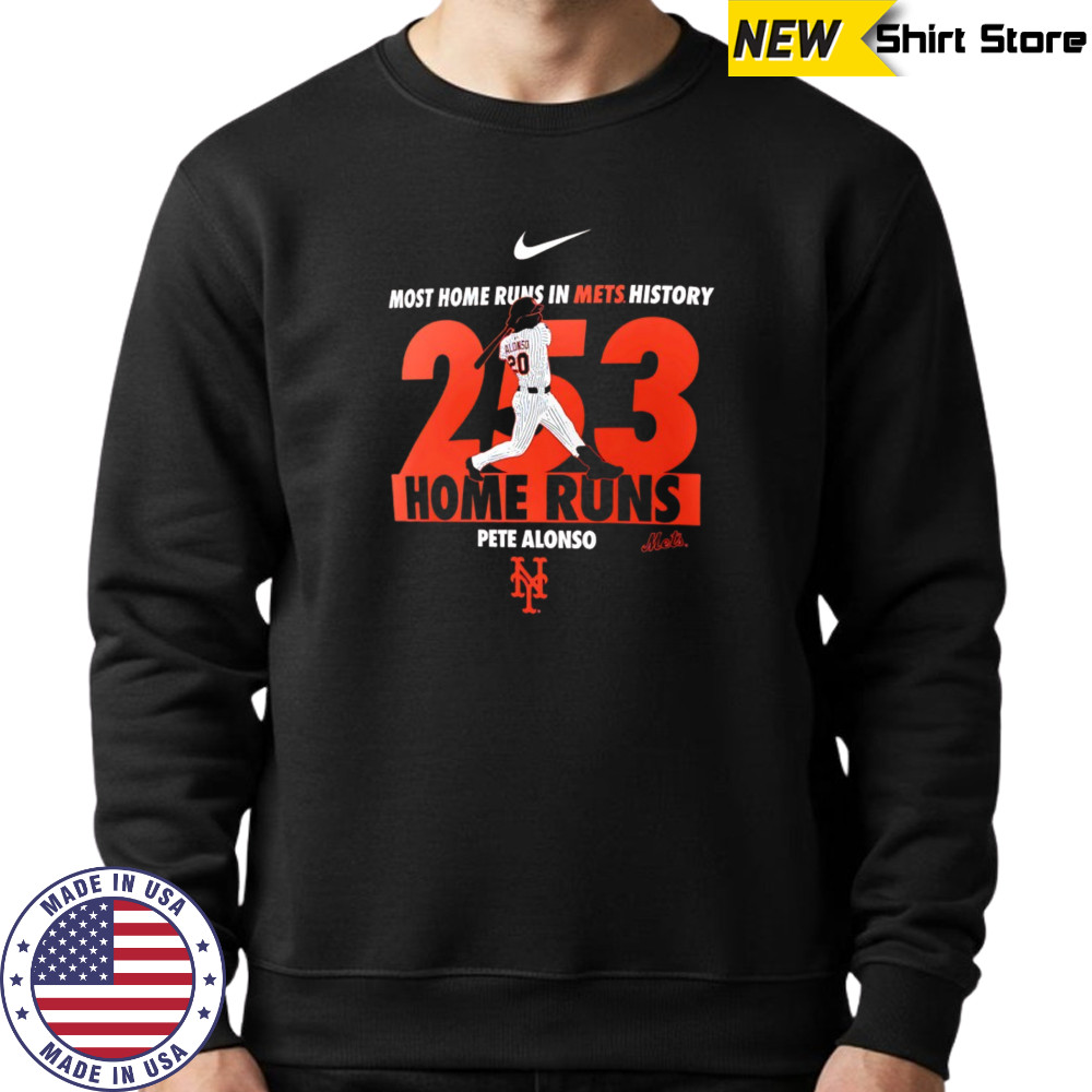 Pete Alonso New York Mets home run record shirt Sweatshirt