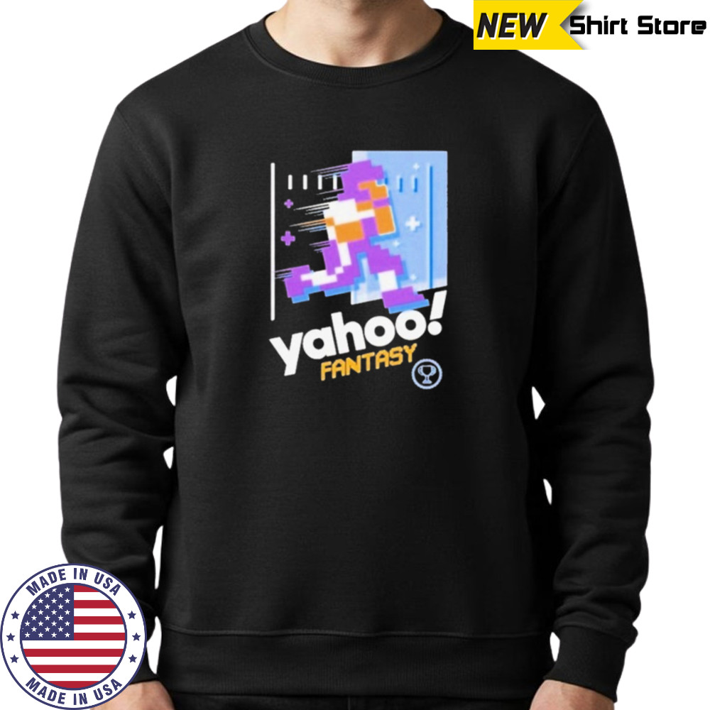 Yahoo fantasy 8 bit shirt Sweatshirt