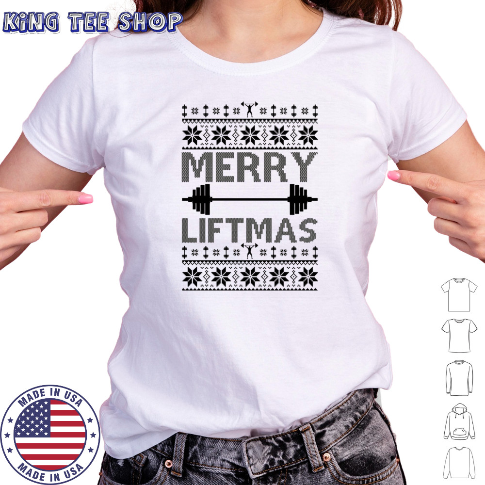 Merry liftmas Ugly Christmas sweatshirt Women's T-shirt