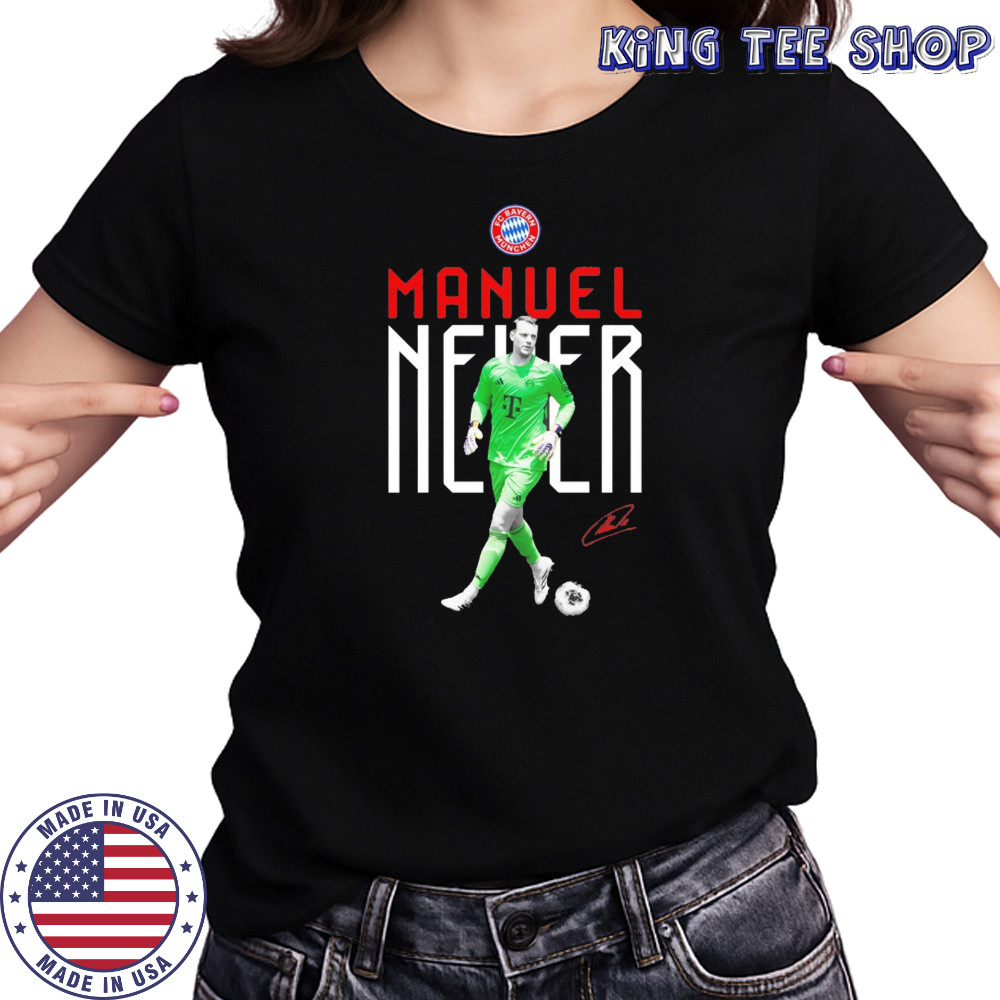 Manuel Neuer FC Bayern soccer signature shirt Women's T-shirt