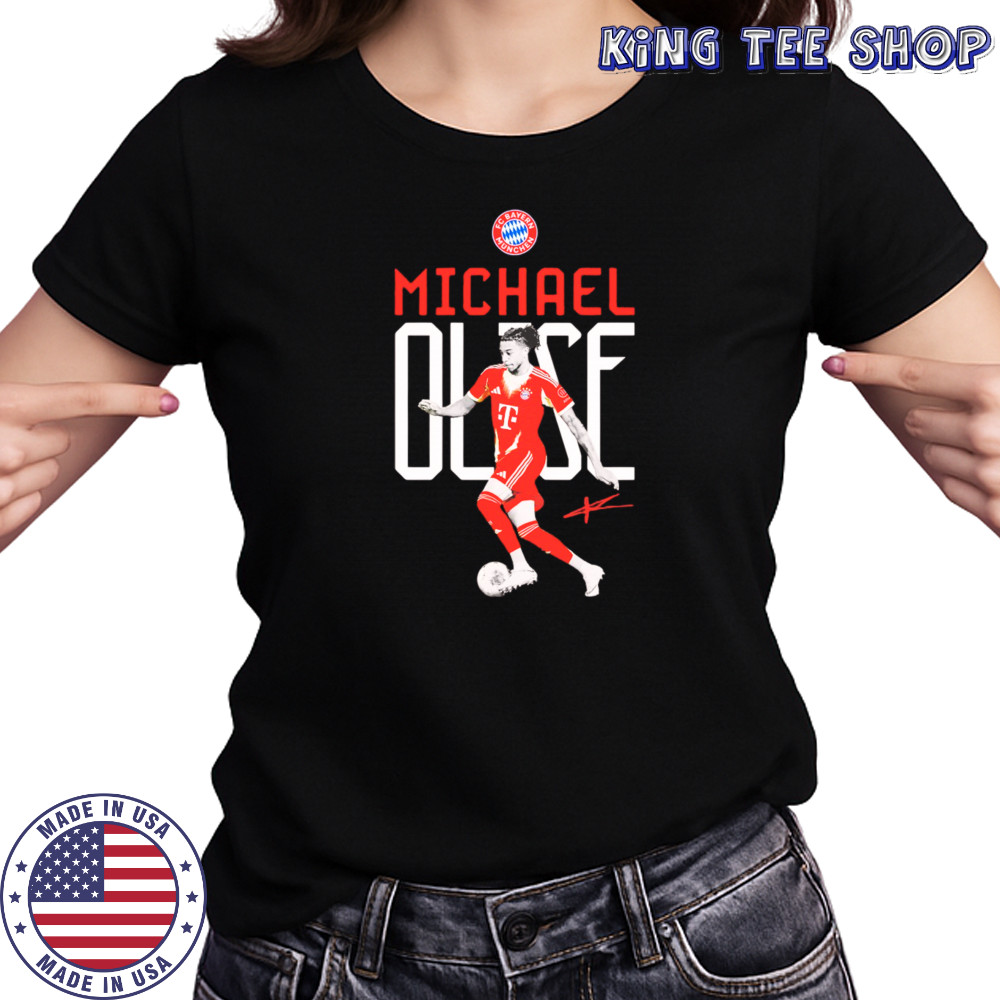 Michael Olise FC Bayern soccer signature shirt Women's T-shirt