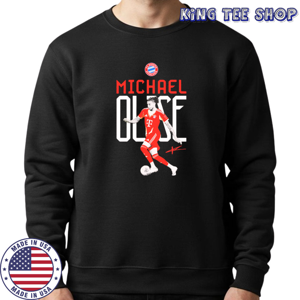 Michael Olise FC Bayern soccer signature shirt Sweatshirt