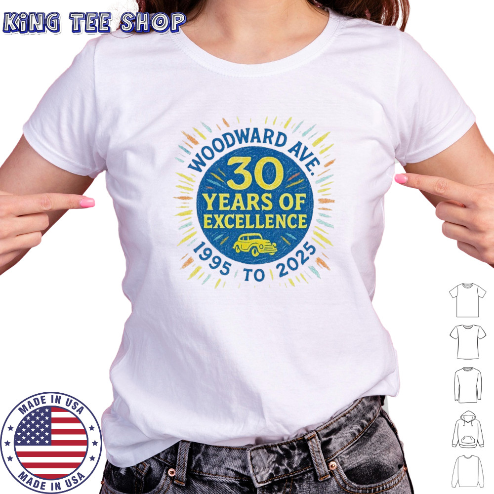 Woodward ave 30 years of excellence 2025 shirt Women's T-shirt