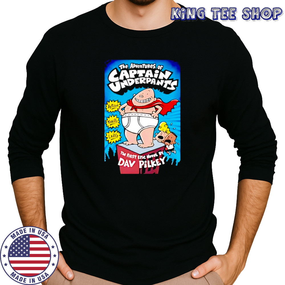 Poof captain underpants shirt Long Sleeved