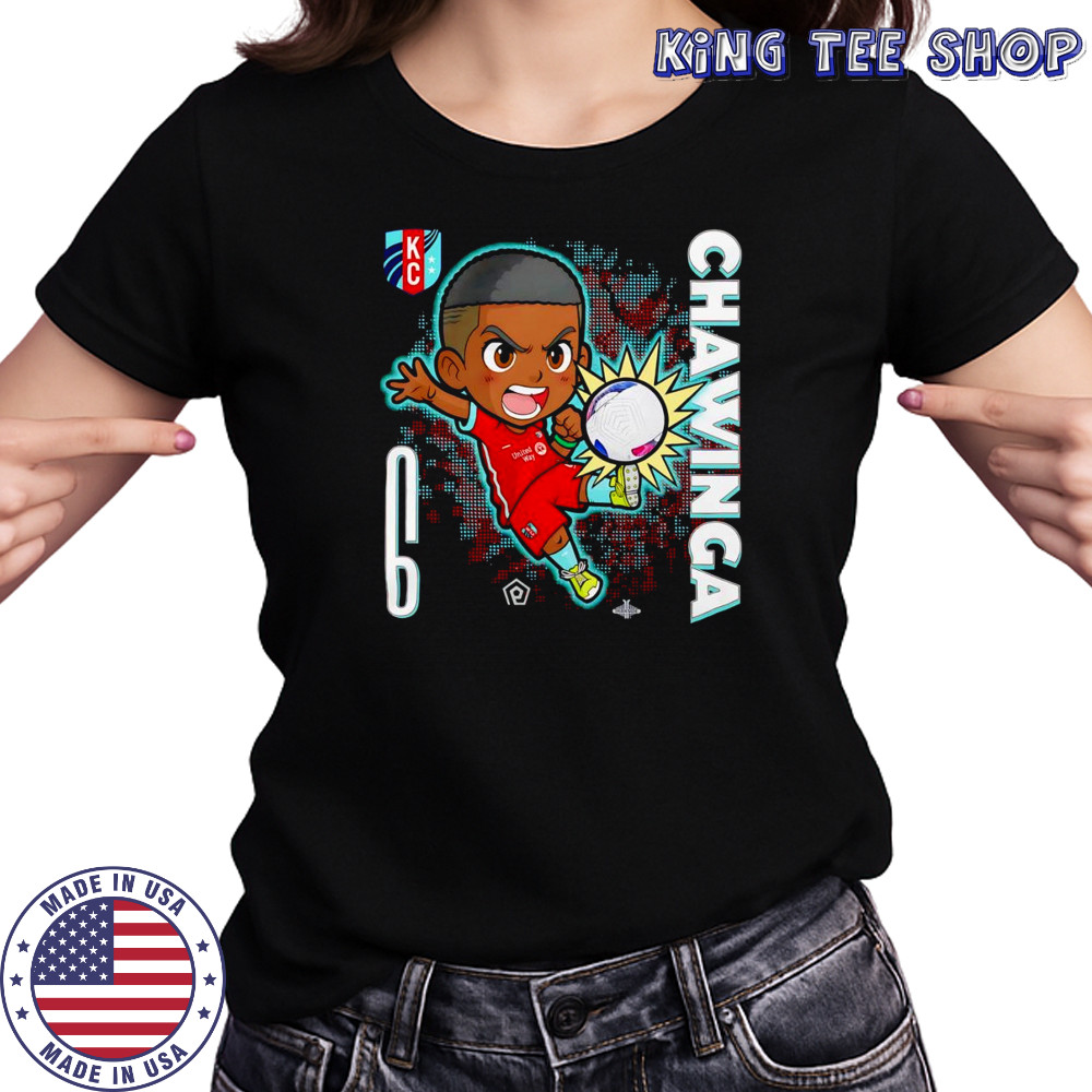 KC Current Temwa Chawinga chibi cartoon shirt Women's T-shirt