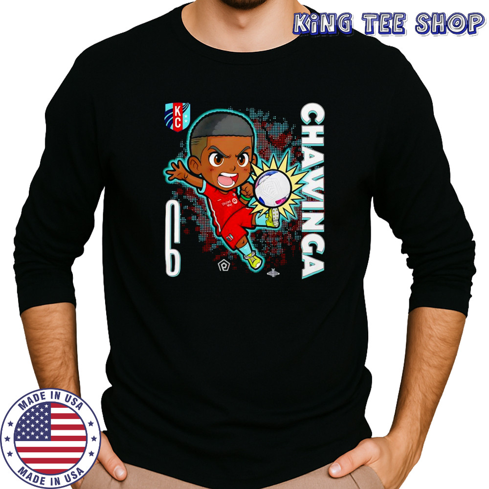 KC Current Temwa Chawinga chibi cartoon shirt Long Sleeved