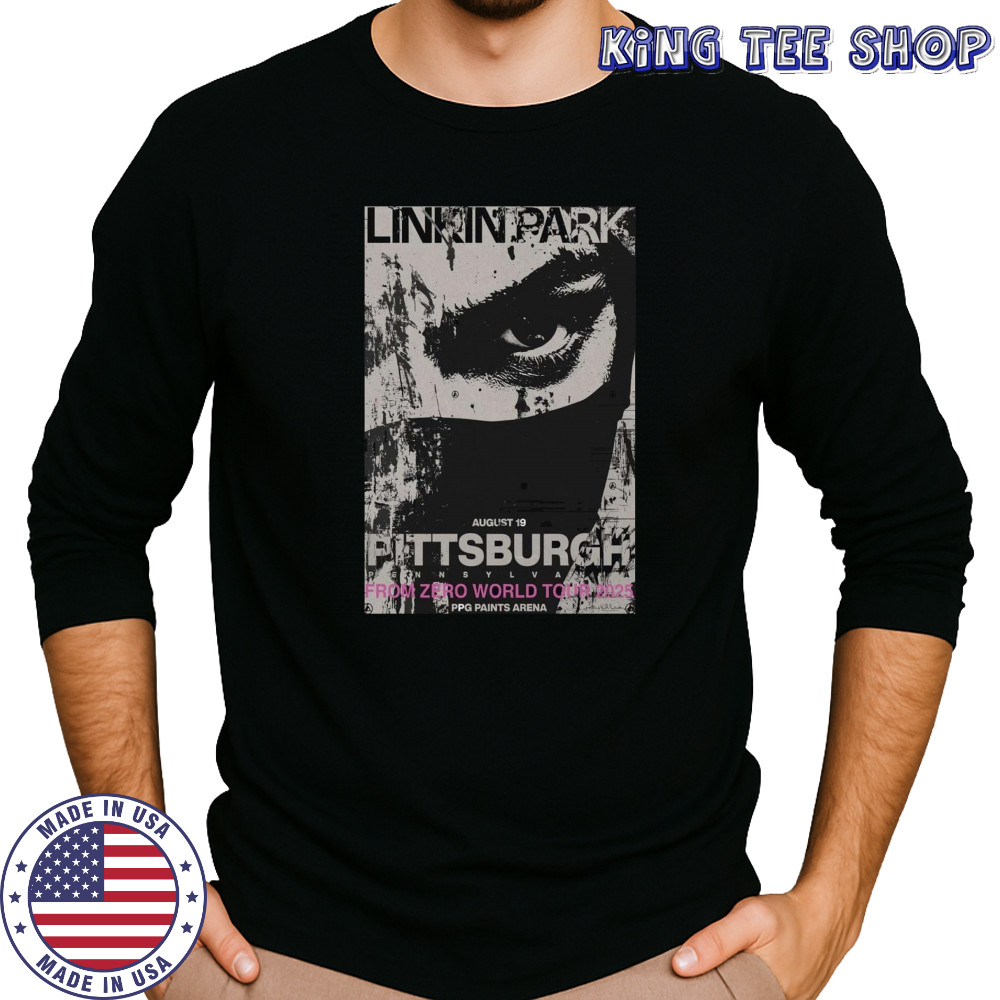 Linkin Park Concert Pittsburgh PA at PPG Paints Arena August 19 2025 Poster T-Shirt Long Sleeved