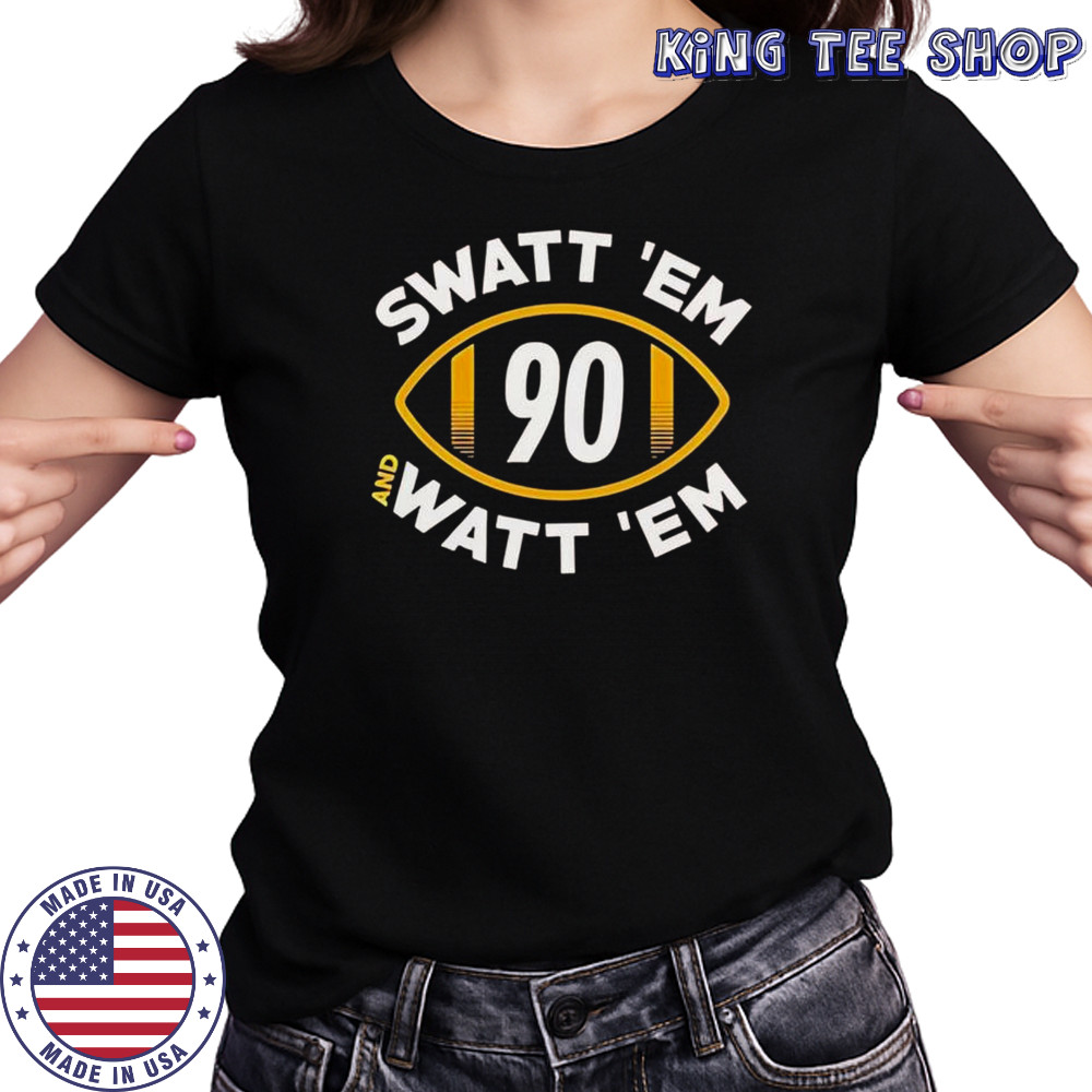 Swatt Em And Watt Em 90 Pittsburgh Football T-Shirt Women's T-shirt